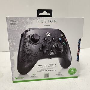 PowerA Fusion Pro 3 Midnight Shadow Wired Mappable Controller for Xbox